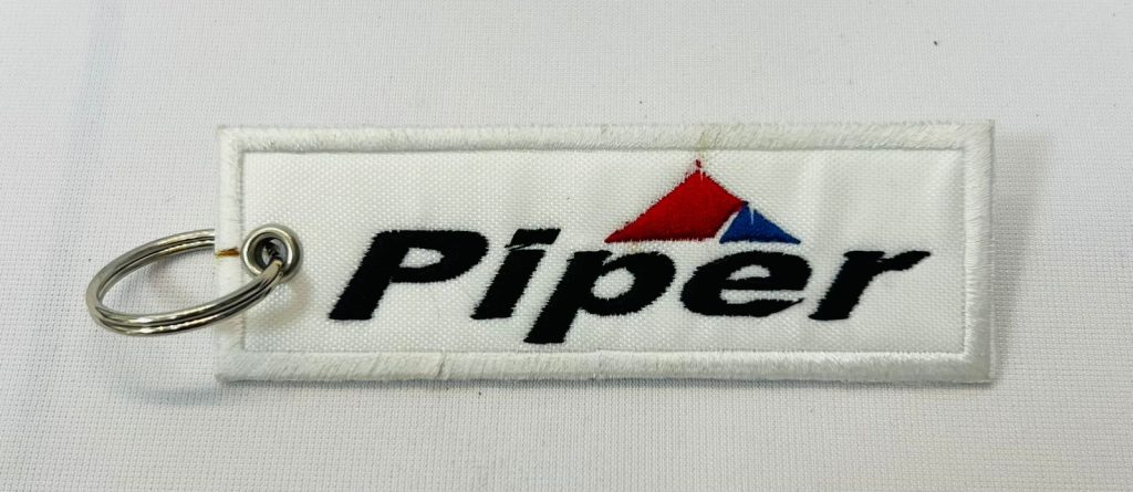 Piper Keyring - White