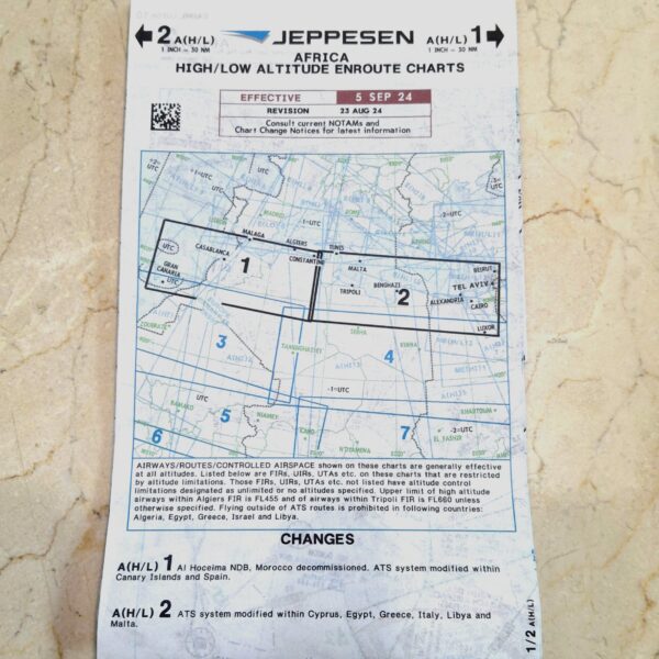 Jeppesen A(H/L) 1/2 Enroute Chart