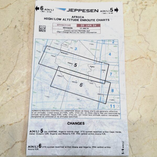 Jeppesen A(H/L) 5/6 Enroute Chart