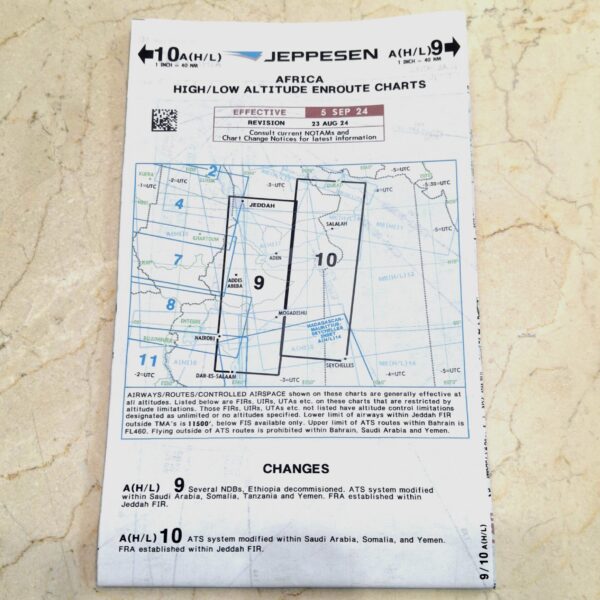 Jeppesen A(H/L) 9/10 Enroute Chart