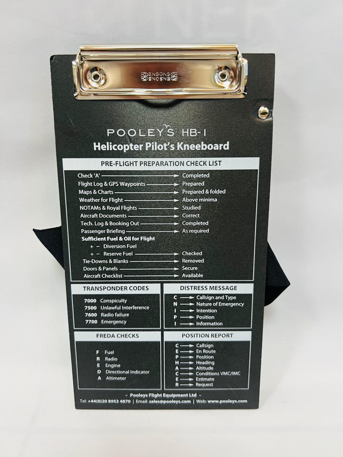 POOLEYS HELI KNEEBOARD (NCB100)