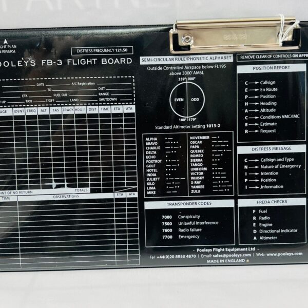 Pooleys FB 3 Kneeboard