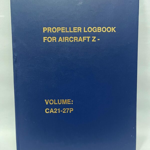 CA21 27 Propellor Logbook for Aircraft