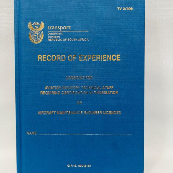 CA308 Logbook Record of Experience