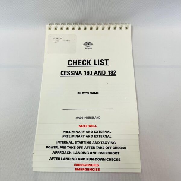 Pooleys Checklist   C180/182 (NCL122)