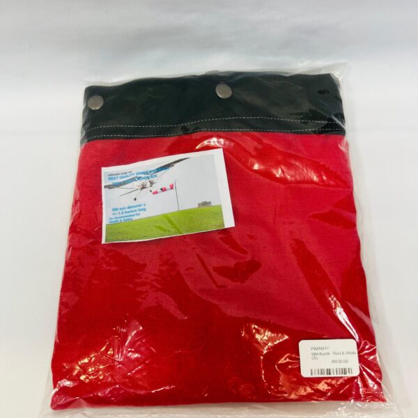 Windsock   Red & White (S) 300mm Diameter