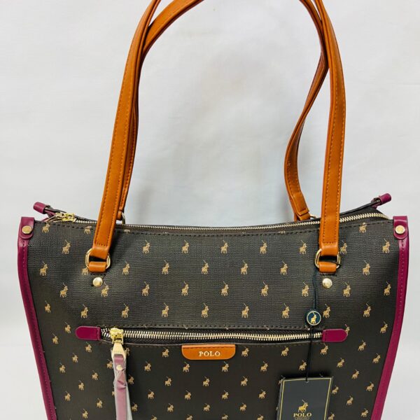 Polo Ascot Tote Brown