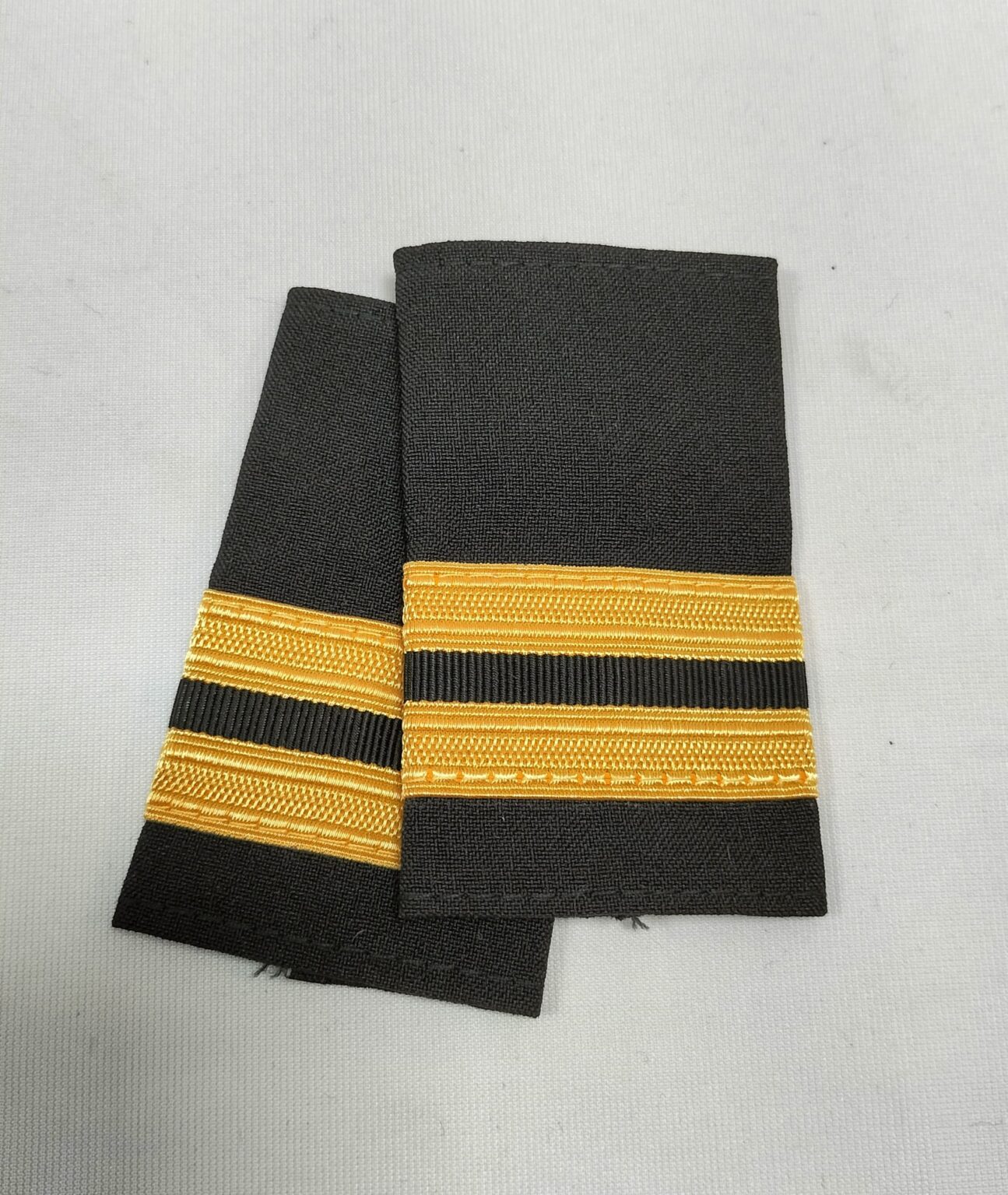 2 Bar - Gold on Black Epaulettes