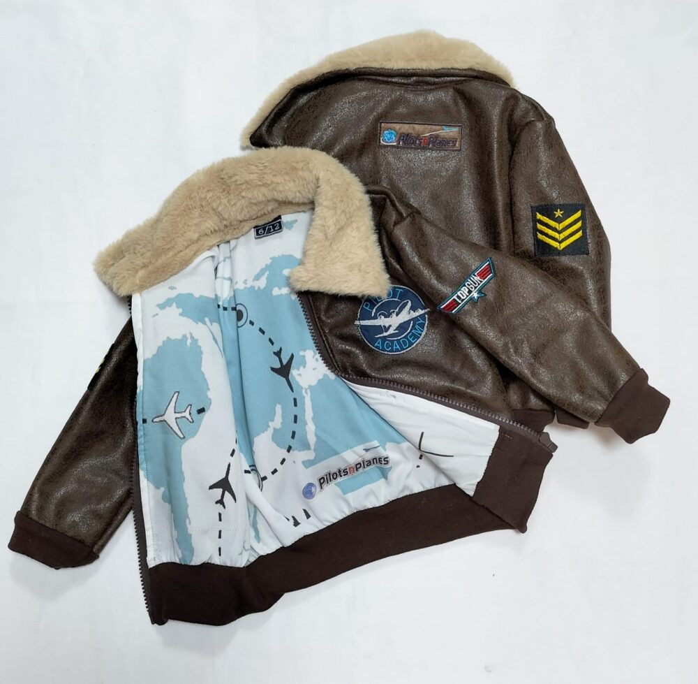 Buffalo Leather Jacket (6-7 yr) - Image 4